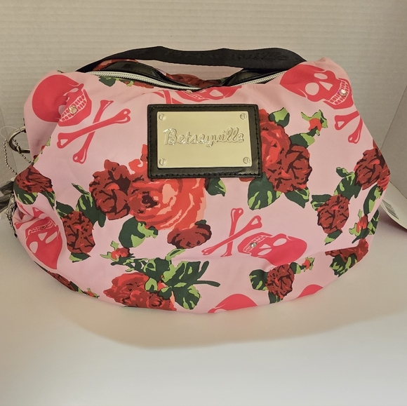 Betseyville Dangerous In Love Pink Hobo  Bag - Picture 2 of 15